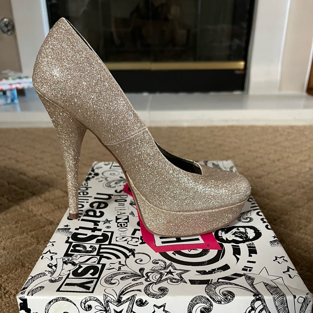 Gold heels